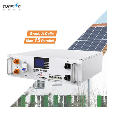 LiFePo4 র্যাক মাউন্ট লিথিয়াম ব্যাটারি প্যাক 48V 51.2V 6000 চক্র জীবন সামঞ্জস্যপূর্ণ CAN