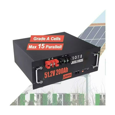 র্যাক মাউন্ট টাইপ LiFePo4 ব্যাটারি 51.2V 200Ah রিচার্জেবল ব্যাটারি প্যাক IP55