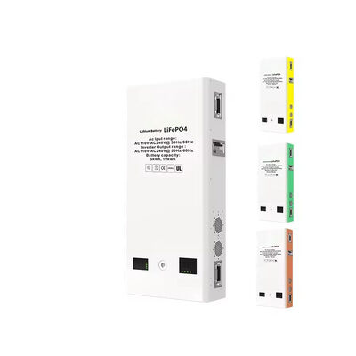 গুণ 5.12kWh LiFePO4 অল-ইন-ওয়ান সোলার ব্যাটারি ইনভার্টার সহ 51.2V 100Ah ওয়াল-মাউন্ট শক্তি সঞ্চয়স্থান ওয়াইফাই মনিটরিং সহ পাইকারি কাস্টম ব্র্যান্ডিং উপলব্ধ কারখানা