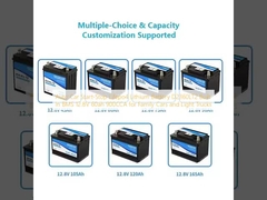 অটো কার স্টার্ট-স্টপ লাইফপো4 লিথিয়াম ব্যাটারি D2360LT2 বিল্ট ইন বিএমএস 12.8V 60ah 900CCA পারিবারিক গাড়ি এবং হালকা ট্রাকের জন্য