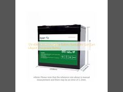 12V 40Ah লিথিয়াম আয়ন সৌর ব্যাটারি ব্যাকআপ আরভি গলফ কার্ট লাইফপো4 চার্জযোগ্য ব্যাটারি